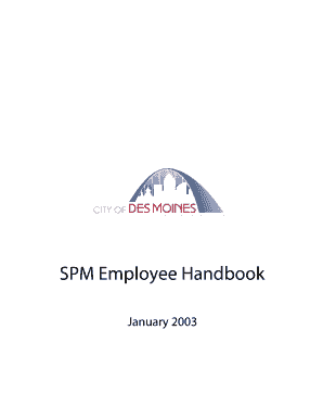 SPM Employee Handbook - City of Des Moines - dmgov