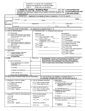 Building Permit Application