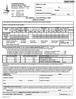 Plumbing Gas Fitting RPZ Application