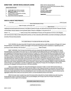 AD-04 Activity Desk Bond Form - Hawaii - hawaii