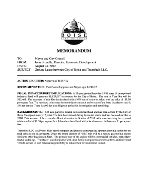 MEMORANDUM - the City of Boise - cityofboise