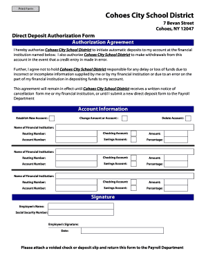 how to fill out direct deposit form