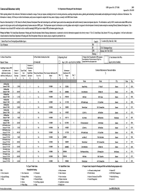 HUD Form 2516 Contract and Subcontract Activity