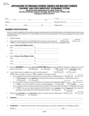 Affidavit of car accident - application purchase service credits form 262 s