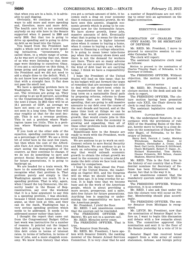 jbell on DSK7SPTVN1PROD with SENATE S680 that when you are in a hole, it is advisable to quit diggin Preview on Page 1