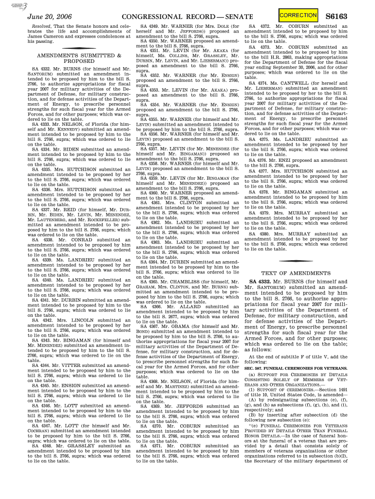 Resolved, That the Senate honors and celebrates the life and accomplishments of Preview on Page 1