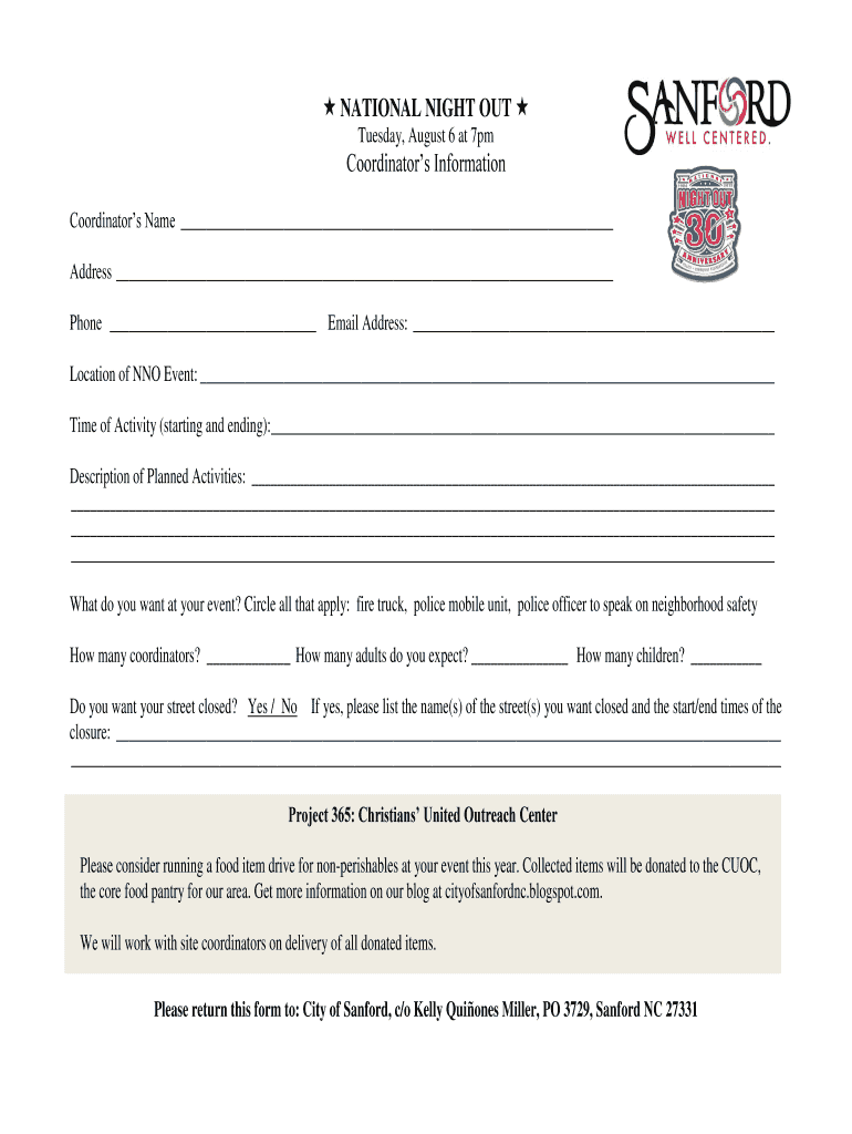 National Night Out Preview on Page 1