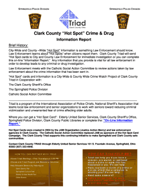Clark County Hot Spot Crime Report
