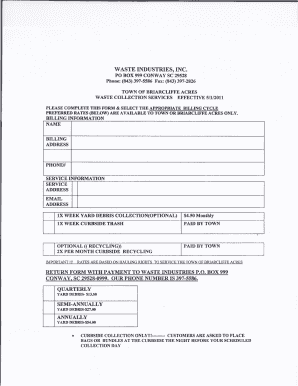 Waste Collection Service Agreement