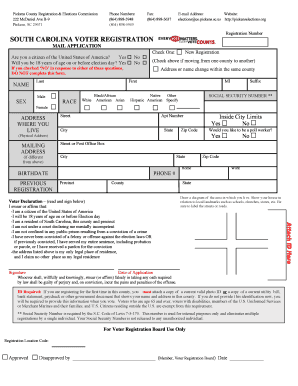 Voter Registration Application - Pickens County Registration ... - pickenselections