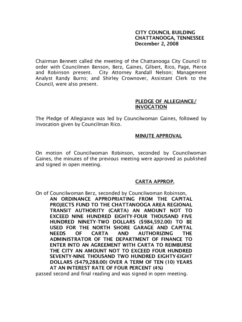 City Council Building Chattanooga, Tennessee December Preview on Page 1