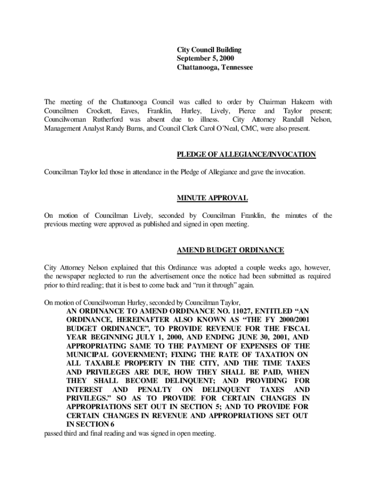 City CouncilChattanooga Events Preview on Page 1