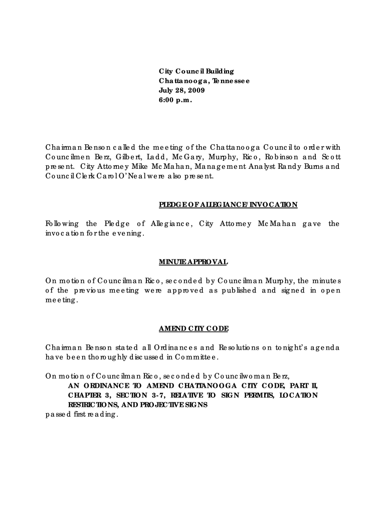 City Council Building Chattanooga, Tennessee September 8 Preview on Page 1