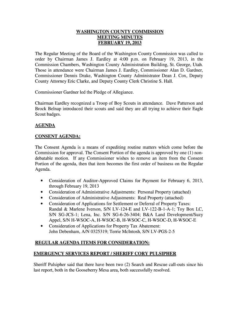 Commission Chambers, Washington County Administration Building, St - washco utah Preview on Page 1