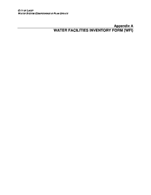 Washington Water Facilities Inventory Form