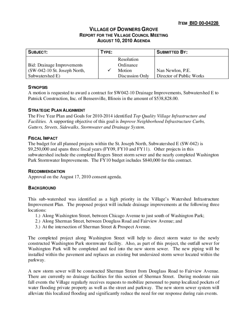 ITEM BID 00-04228 Preview on Page 1