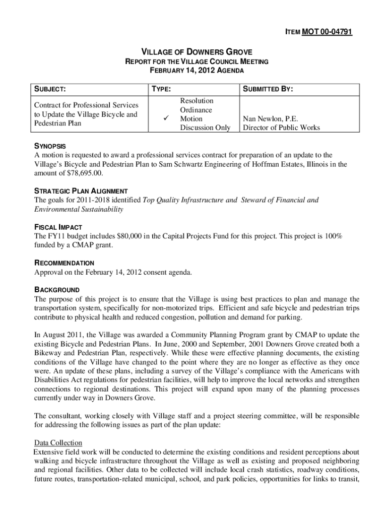 MOT 00-04791 - Village of Downers Grove Preview on Page 1