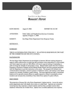 DATE ISSUED: August 9, 2004 REPORT NO. 04-189 ATTENTION ... - docs sandiego