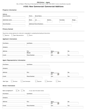 502 - New Commercial: Application Preview (pdf) - Planning ... - pds cityofboise