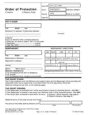 Illinois Order of Protection