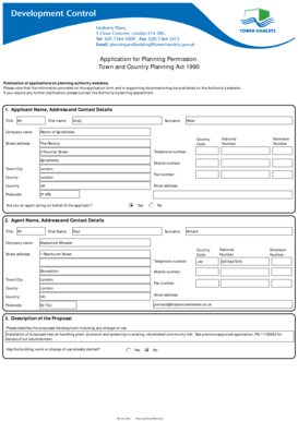 UK Planning Permission Application