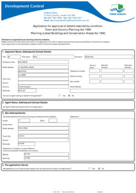 UK Planning Permission Application