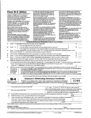 Form W-4 (2011)