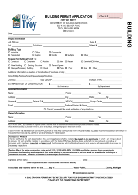 Building Permit Application