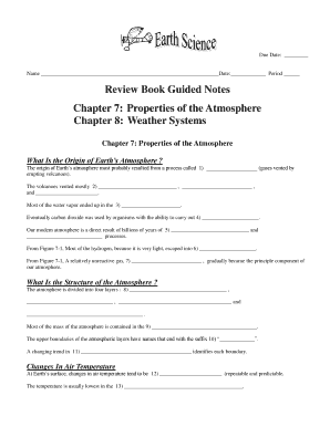 Review Book Guided Notes