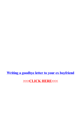 goodbye letter for boyfriend