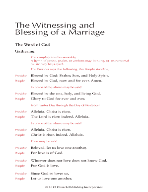 Christian Marriage Ceremony