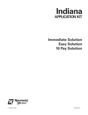 Monumental Life Insurance Application