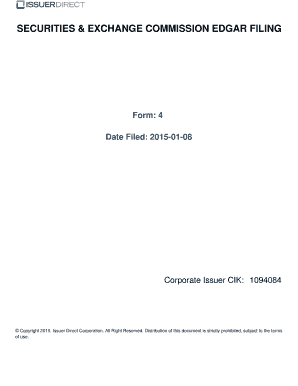 SEC Form 4 Statement of Changes in Beneficial Ownership