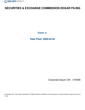 SEC Form 4 Statement of Changes in Beneficial Ownership
