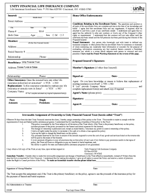 Life Insurance Enrollment Form
