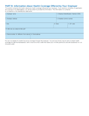 Health Insurance Marketplace Coverage Notice