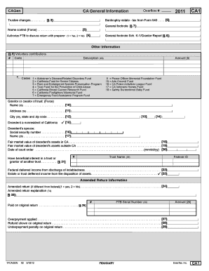 California Trustee Tax Form 541