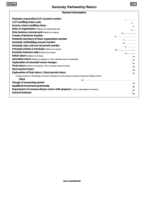Kentucky Partnership Tax Forms