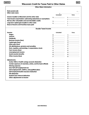 Wisconsin Individual Tax Forms