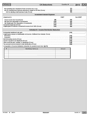California Trust Tax Form 541