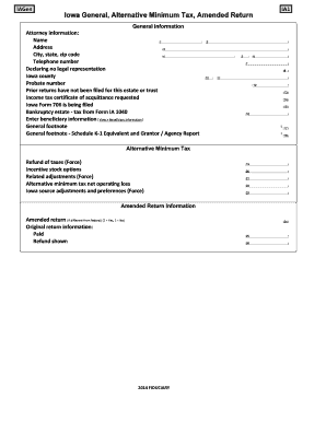 Iowa Form 706 Fiduciary Tax Return