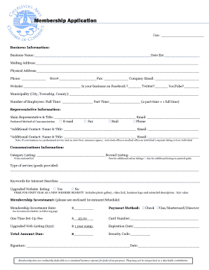 Membership Application Form
