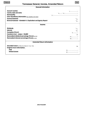 Tennessee Fiduciary Tax Forms