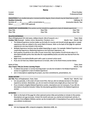 Resume Template