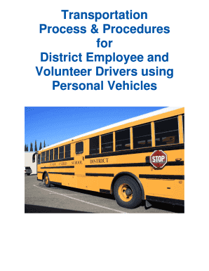 Personal Automobile Use Form