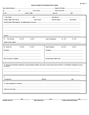 FDJJ Accident Investigation Form