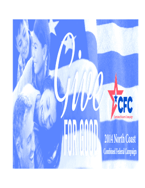 2014 North Coast CFC Leadership Giving Form