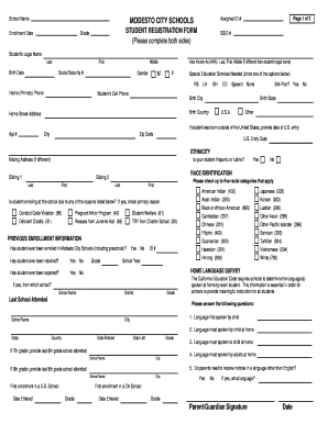 Student Registration Form