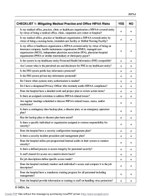 HIPAA Compliance Checklist for Medical Practices