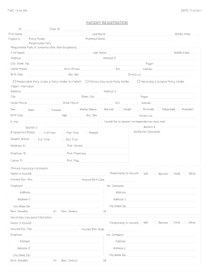 Patient Registration Form